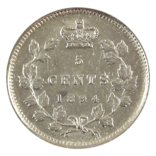 5-cent 1894 Almost UNC