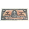 Image 3 : BC-26b 1937 $50 BCS VF25 Gordon-Towers, Changeover SN: B/H2572470 (Tear) 