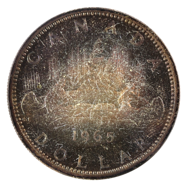 Silver $1 1965 LB P5 (Type 4) Specimen w/ Original Box