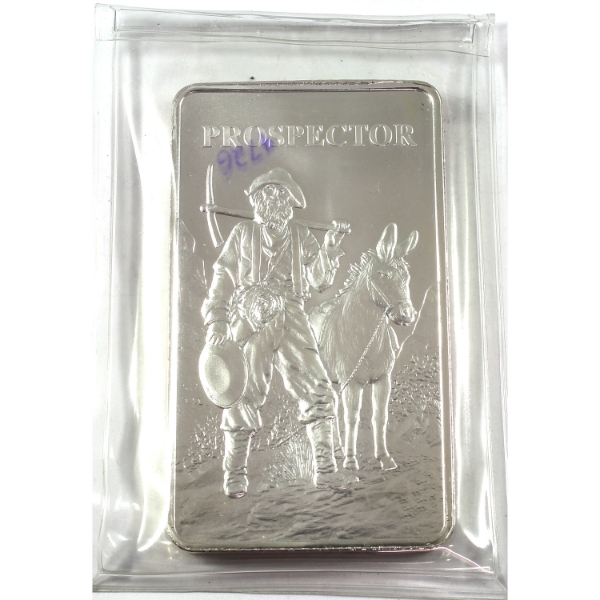 10oz SilverTowne Prospector .999 Fine Silver Bar (Tax Exempt)