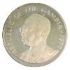 Image 2 : The Gambia Silver 1977 40 Dalasis 'Aardvark' Proof. Part of the WWF Wildlife Conservation Series