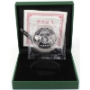 Image 1 : China Silver 2016 125th Ann. ANA World's Fair of Money Commem. Bullion Panda 1oz .999 Fine Silver