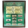 Image 1 : End of an Era The Last One Dollar Bills of Canada in Wooden Frame.