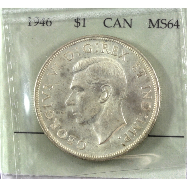 Silver $1 1946 Prestige Certified MS64