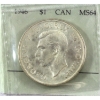 Image 1 : Silver $1 1946 Prestige Certified MS64