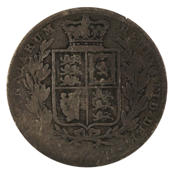 Great Britain Silver 1845 1/2 Crown G