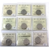 Image 1 : 25-cent 1978-2000 Numismatic BU ICCS MS66-67. 9pcs.
