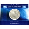 Image 1 : Great Britain Silver 2002 2 Pound Standing Britannia Coin (Tax Exempt)
