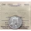 Image 1 : 25-cent 1910 ICCS MS64