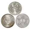 Image 2 : 3x 1oz Assorted .999 Fine Silver Rounds. 3pcs. (Tax Exempt)