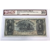 Image 1 : DC-13c 1898 $1 BCS VF20 Various-Boville Outward ONEs Series S SN: 169045 Check Letter D 