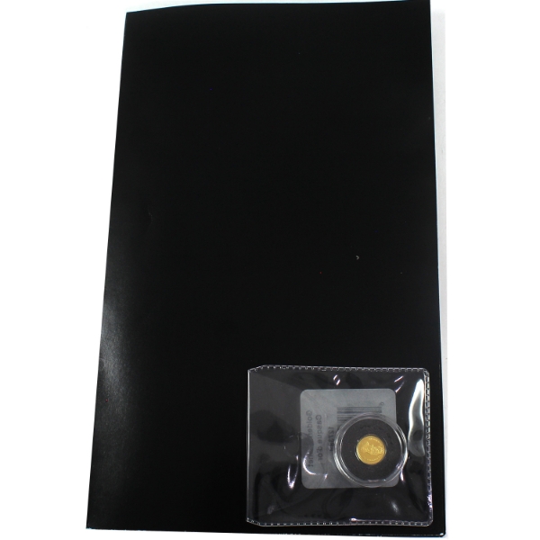 RCM/Cook Islands 2009 $5 The Man with the Golden Helmet 0.5g .999 Fine Gold Coin in RCM Booklet