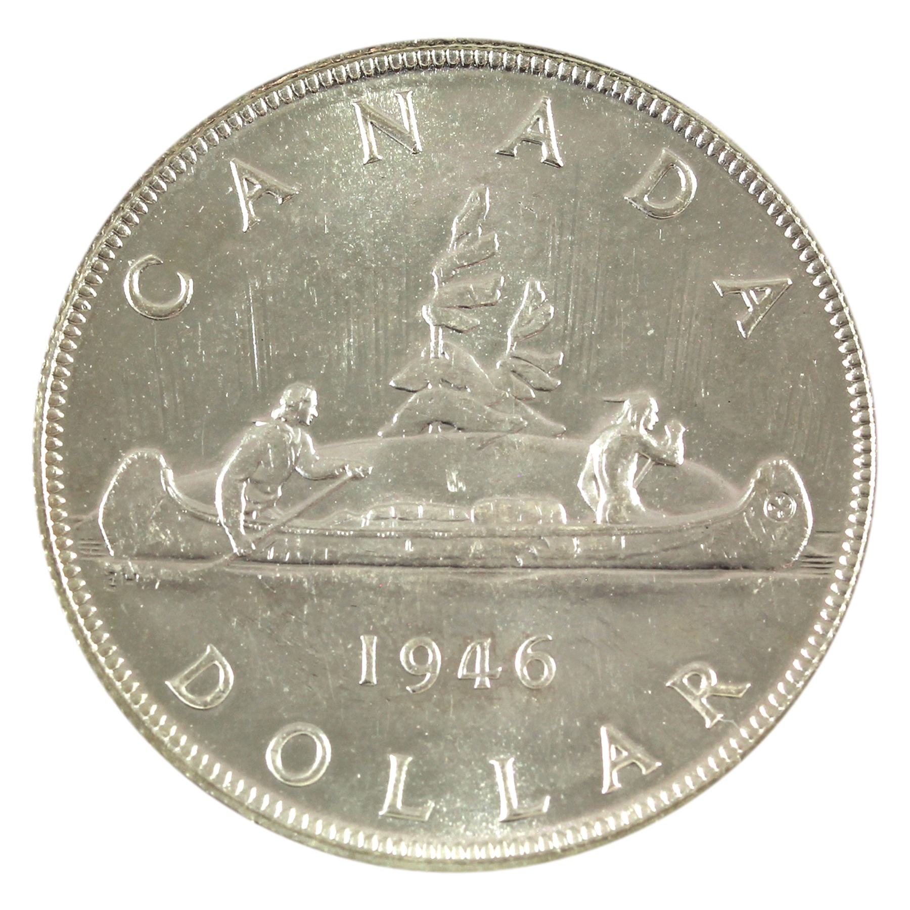 Silver $1 1946 UNC+