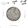 Image 1 : 25-cent 1880H Wide 0 F-VF *Key Date*