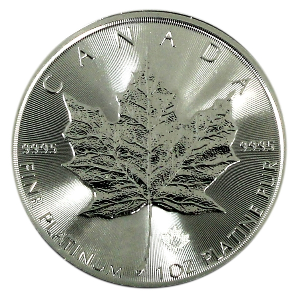 1oz 2020 $50 .9995 Platinum Maple Leaf (Tax Exempt)
