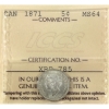 Image 1 : 5-cent 1871 ICCS MS64