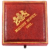 Image 12 : Great Britain Maundy Set 1901 Queen Victoria 4pc Sterling Silver in Original Case