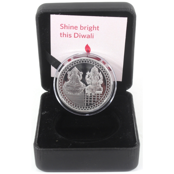 1oz CIBC Diwali .9999 Fine Silver Round (Tax Exempt)