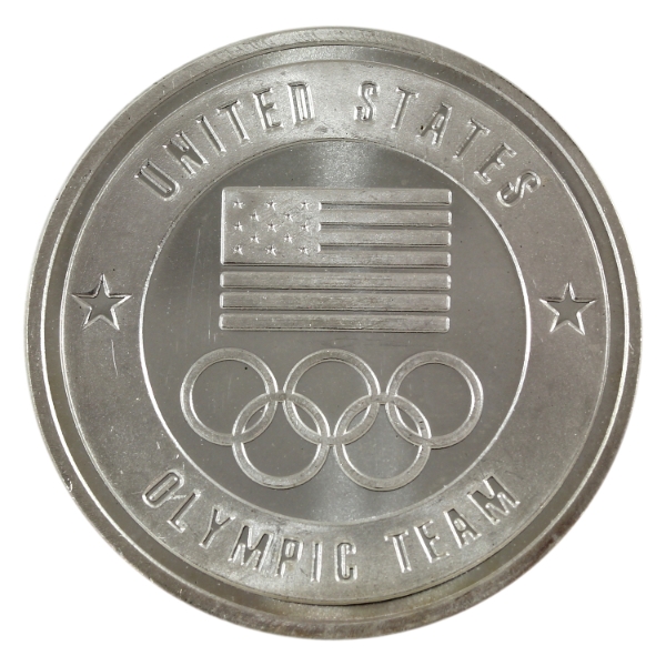 1oz United States Olympic Team, Team USA 1896 .999+ Fine Silver (Tax Exempt)