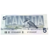 Image 4 : BC-56b 1986 $5 BCS GEM UNC66 Original Changeover Thiessen-Crow SN: EPC5328209