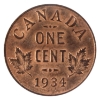 Image 2 : 1-cent 1934 ICCS MS64 Red