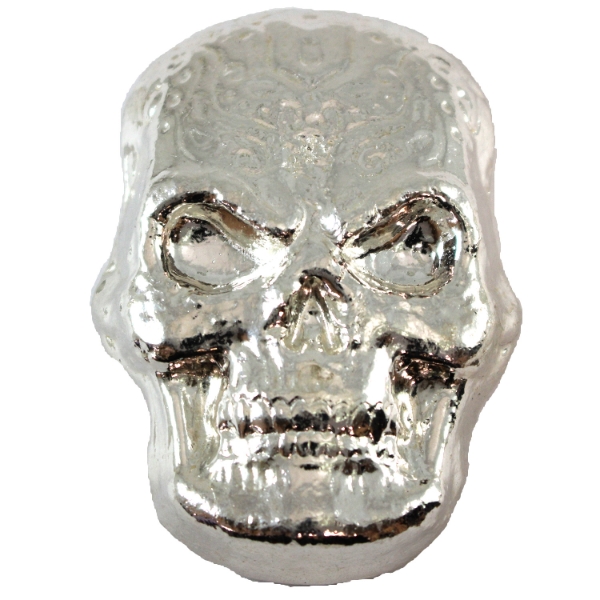 10oz Beaver Bullion Celtic Skull .999 Fine Silver. (Tax Exempt) 