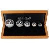 Image 1 : Mexico Silver 2009 Libertad Proof 5-Piece Fine Silver Fractional Set (Tax Exempt)