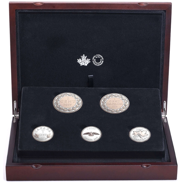 2017 Legacy of the Penny Fine Silver 5-Coin Set (Tax Exempt)