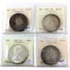 Image 1 : Silver $1 1962, 1963, 1964, 1965 Type V ICCS MS64. 4pcs.
