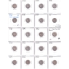 Image 2 : Switzerland 1899-2011 5 Rappen Bulk Collection in 5x 20-Pocket Sheets. 90pcs