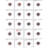 Image 2 : Switzerland 1850-2005 One Rappen Bulk Collection in 6x 20-Pocket Sheets. 118pcs