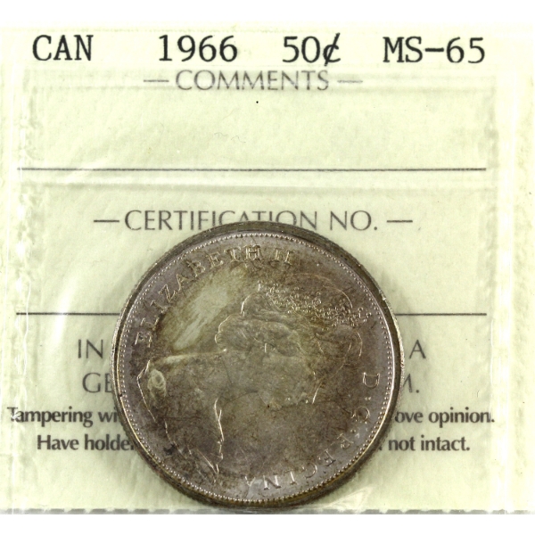 50-cent 1966 ICCS MS65