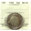 Image 1 : 50-cent 1966 ICCS MS65