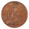 Image 1 : German Empire-Prussia 1888 Copper Medallion Friedrich III Visit to Italy