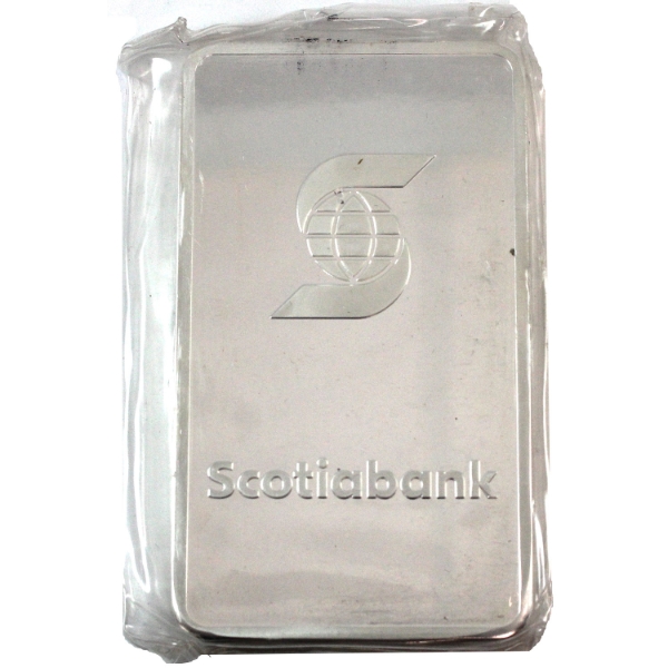 10oz Scotiabank .999 Fine Silver Bar (Tax Exempt)