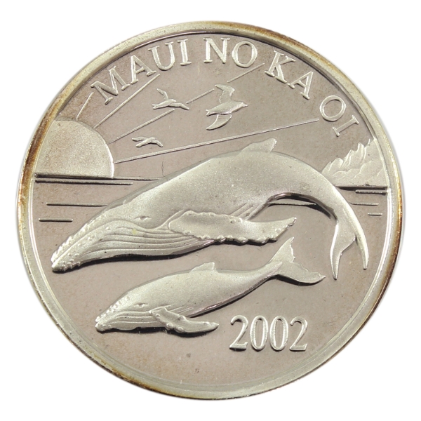 1oz Maui Trade Dollar .999+ Fine Silver Round (Tax Exempt)