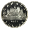 Image 2 : Silver $1 1965 LB P5 Type 4 ICCS PL65 Heavy Cameo
