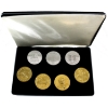 Image 1 : 7x Large Size Medallions Commemorating Various Casinos & Pasadena in Deluxe Case
