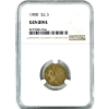 Image 1 : USA Gold 1908 $2.50 Indian Head Quarter Eagle NGC VF-EF in Deluxe Case