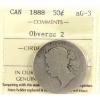 Image 1 : 50-cent 1888 Obverse 2 ICCS AG3
