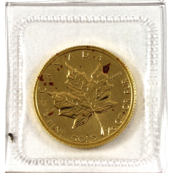 1/10oz 1984 $5 GML .9999 Fine Gold Coin (Tax Exempt)