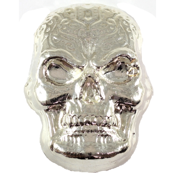 10oz Beaver Bullion 2024 Skull .999 Fine Silver (Tax Exempt)