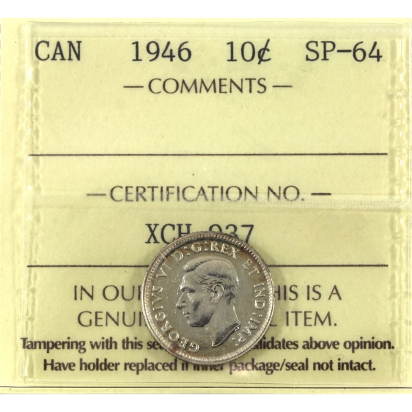 10-cent 1946 ICCS SP64