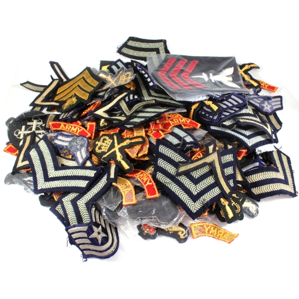 Bulk Collection of Approximately 150-200x Assorted Patches; Canadian & USA