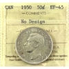 Image 1 : 50-cent 1950 No Design ICCS EF45