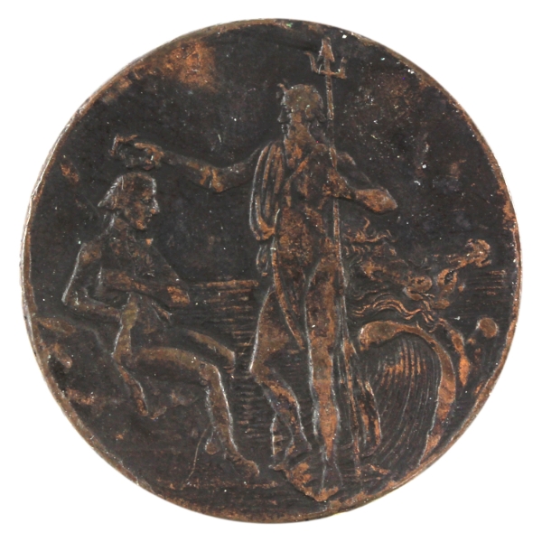 CH# DH-65 1797 Hampshire-Portmouth John Jervis & Thomas Sharp Half Penny Token