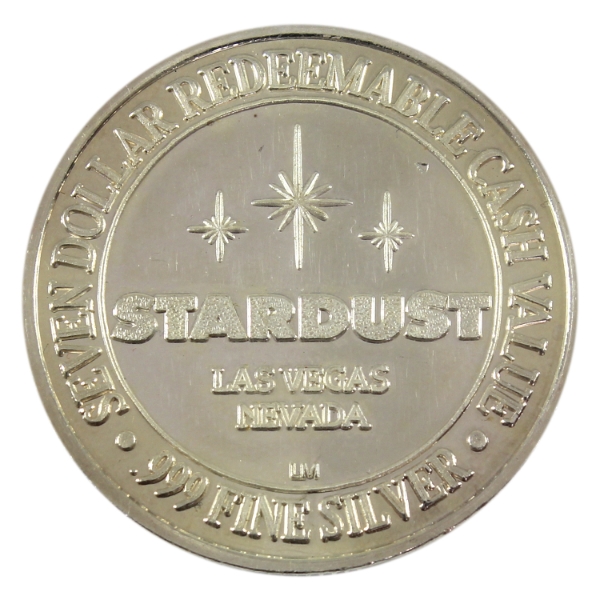 20g Stardust Resort Las Vegas $7 Casino Token .999 Fine Silver Round (Tax Exempt)