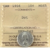 Image 1 : 10-cent 1956 Dot ICCS MS65