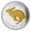 Image 6 : 2015 5-cent Legacy of the Canadian Nickel 6-Piece Set w/ Selective Gold Plating (Tax Exempt)
