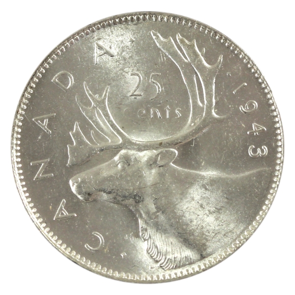 25-cent 1943 MS63